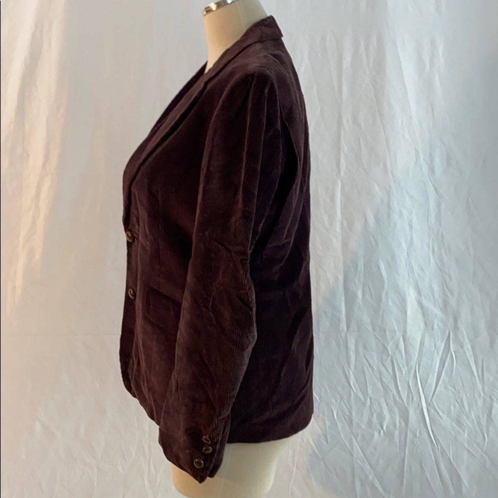 ๐HP Luxury corduroy blazer EDDIE BAUER, size 10๐ - Picture 3 of 11